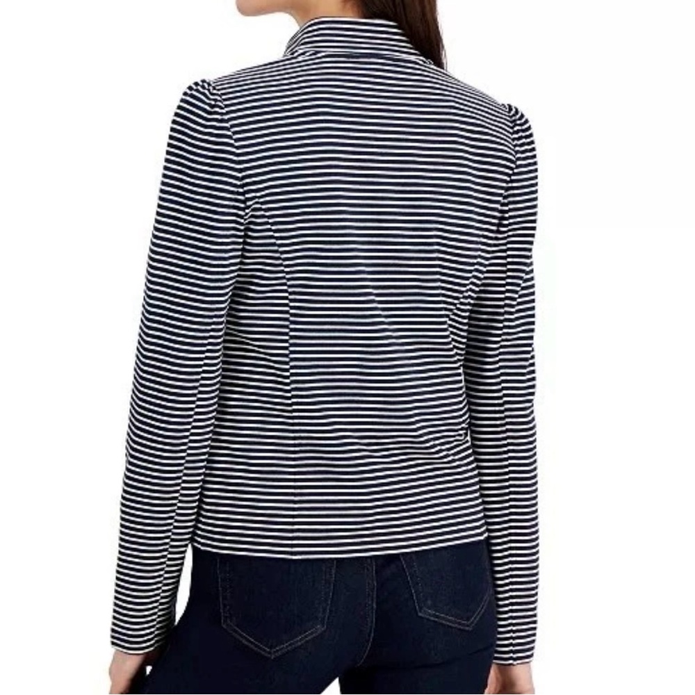 NWOT Tommy Hilfiger Striped Band Jacket Size Large - Picture 2 of 10